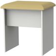 Camden Grey Padded Dressing Stool