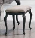 Verdi Dressing Stool - Padded - Grey - French Style