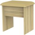 Contrast Modern Oak Padded Dressing Stool
