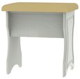 Crystal Cashmere Padded Dressing Stool