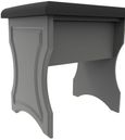 Haworth Dressing Stool - Padded - Grey