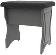 Haworth Dressing Stool - Padded - Grey