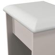 Milan Cashmere Gloss Padded Dressing Stool
