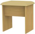 Monaco Modern Oak Padded Dressing Stool
