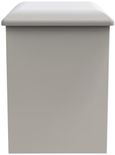 Norfolk White Padded Dressing Stool