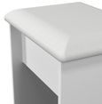 Padstow White Padded Dressing Stool