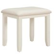 Paisley Cream Painted Padded Dressing Stool