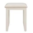 Paisley Cream Painted Padded Dressing Stool