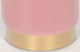 Round Stool - Pink Velvet