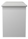 Worcester White Padded Dressing Stool