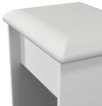 Worcester White Padded Dressing Stool