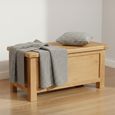 Salisbury Premium Blanket Box - Oak