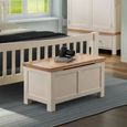 Lundy Blanket Box - Ivory Painted