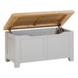 Wilmont Blanket Box - Grey Painted