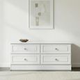 Pembroke White Gloss Bed Box