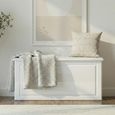 Pembroke White Gloss Blanket Box