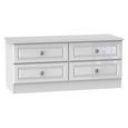 Pembroke White Gloss Bed Box