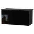Knightsbridge Blanket Box - Black Gloss