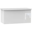 Knightsbridge Blanket Box - White Gloss