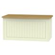 Warwick Blanket Box - Cream and Oak