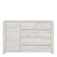 Angel Storage Cabinet - 1 Door - 5 Drawer - White