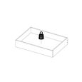 Naia Underbed Drawer - Set of 2 - White Gloss