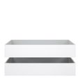 Naia Underbed Drawer - Set of 2 - White Gloss