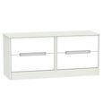 Clearance - Monaco Bed Box - White and Cashmere - P51