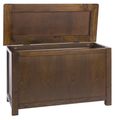 Boston Dark Wood Bedroom Storage Box