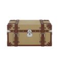 Columbus Storage Trunk - Small - Canvas with Leather Trim