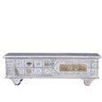 Erlach Storage Trunk - White - Mango Wood