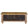 Hartheim Storage Trunk - Carved - Mango Wood