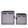 Kensington Townhouse Storage Trunk - Set of 2 - Grey Leather