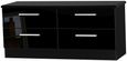 Knightsbridge Black Gloss Bed Box