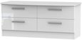 Knightsbridge White Gloss Bed Box