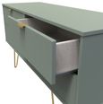 Linear Green Bed Box with Gold Hairpin Legs