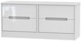 Monaco White Gloss Bed Box