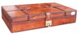 Mysore Handcrafted Tan Jewellery Box Rectangular