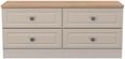 Norfolk Cashmere and Oak Effect Bed Box