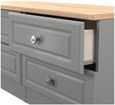 Norfolk Grey and Oak Effect Bed Box