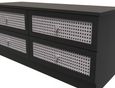 Rattan and Black Ash Bed Box