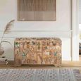 Safari Storage Trunk - Mango Wood