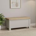 Salcombe Blanket Box - Grey Oak
