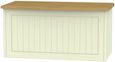 Warwick Blanket Box - Cream and Oak