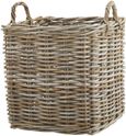 Wicker Kubu Rattan Square Storage Baskets (Set of 3)