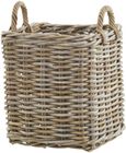 Wicker Kubu Rattan Square Storage Baskets (Set of 3)