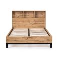 Bali Oak Bookcase Bed - Sizes Available