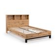 Bali Oak Bookcase Bed - Sizes Available