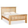 Salisbury Premium Slatted Bed - Oak - Sizes Available