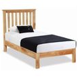 New Trinity Slatted Bed - Natural Oak - 3ft Single